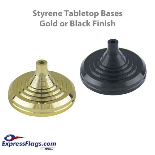 Styrene Plastic Tabletop Flag BasesStyle 2