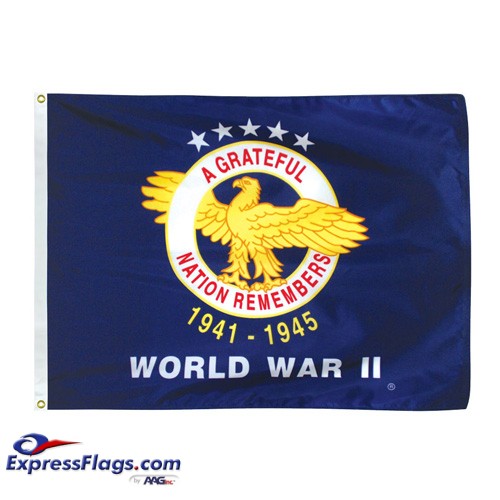 WW II Veterans Commemorative Flags - 3  x 4070238