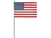 Endura-Gloss U.S. Stick Flags 8in x 12in - Made in USA