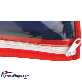Plastic Memorial Flag Case - Fits 5  x 9-1/2  Flag070339