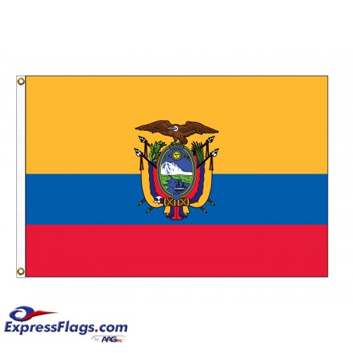 Ecuador Nylon Flags - (UN, OAS Member)ECU-NYL