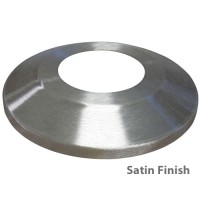 Standard Profile Aluminum Flagpole Flash Collars - Satin Finish