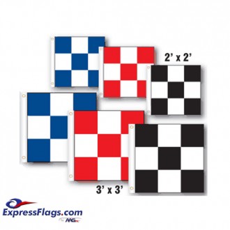 Checkered Nylon FlagsRP-CKD