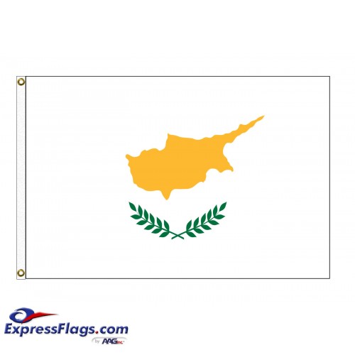 Cyprus Nylon Flags - (UN Member)CYP-NYL