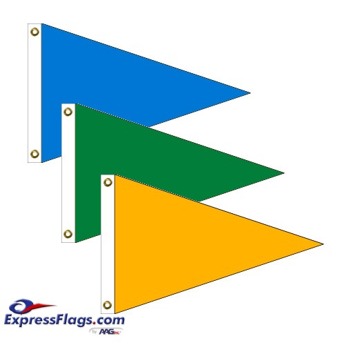 Triangle Solid Color Nylon FlagsNT