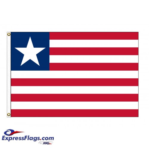 Liberia Nylon Flags (UN Member)LBR-NYL