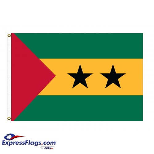 Sao Tome & Principe Nylon Flags (UN Member)STP-NYL