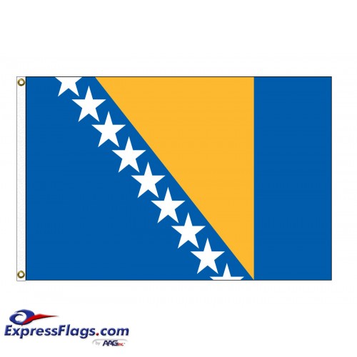 Bosnia-Herzegovina Nylon Flags - (UN Member)BIH-NYL