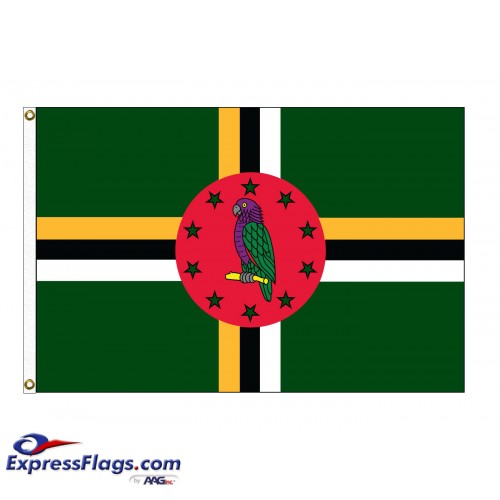 Dominica Nylon Flags - (UN, OAS Member)DMA-NYL