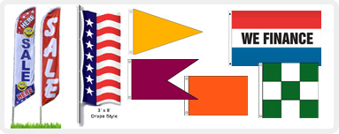 Advertising, Promotional, Racing, Celebration Flags
