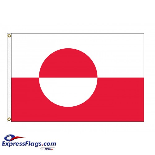 Greenland Nylon Flags - 3  x 5031744