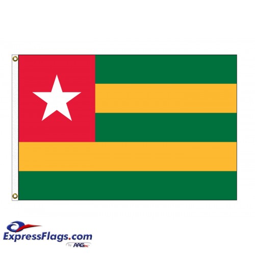 Togo Nylon Flags (UN Member)TGO-NYL