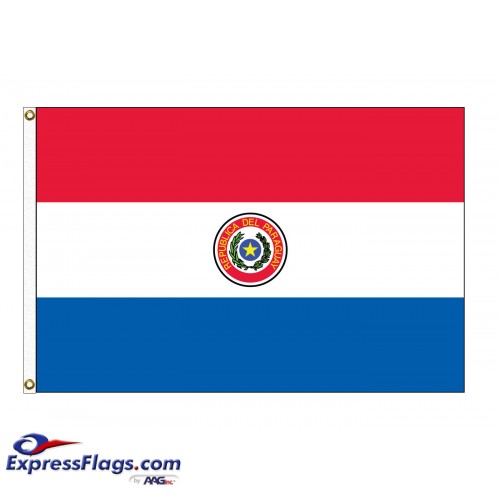 Paraguay Nylon Flags (UN, OAS Member)PRY-NYL