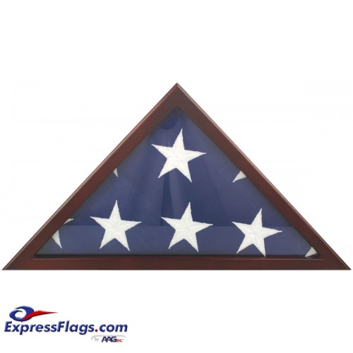 Poplar Memorial Flag Case - Fits 5  x 9-1/2  Flag070335
