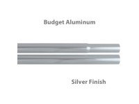 Budget Aluminum Indoor Poles - Silver Finish