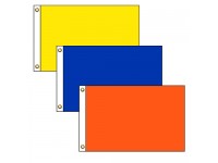 Rectangle Solid Color Nylon Flags