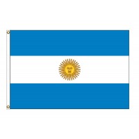 Argentina with Seal Nylon Flags (UN, OAS Member)