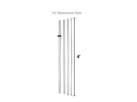 Aluminum Feather Flag Pole - Hardware Only
