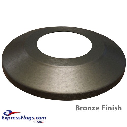 Standard Profile Aluminum Flagpole Flash Collars - Bronze FinishSPAC-B