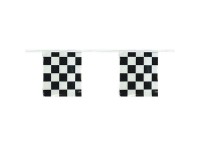 Checkered Pennant Strings - 12in x 9in  Rectangle Pennant