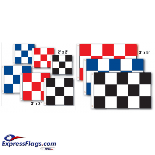 Checkered Nylon FlagsRP-CKD