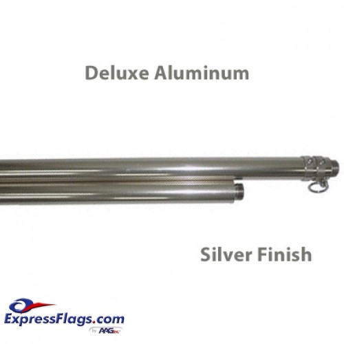 Deluxe Aluminum Indoor Poles - Silver FinishP-S