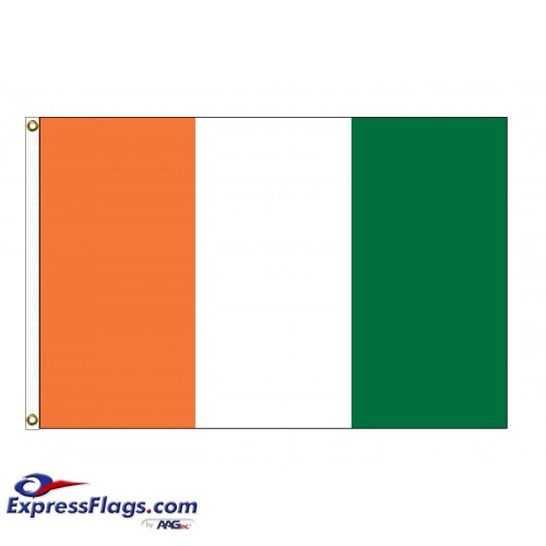 Cote D Ivoire Nylon Flags  (UN Member)CIV-NYL