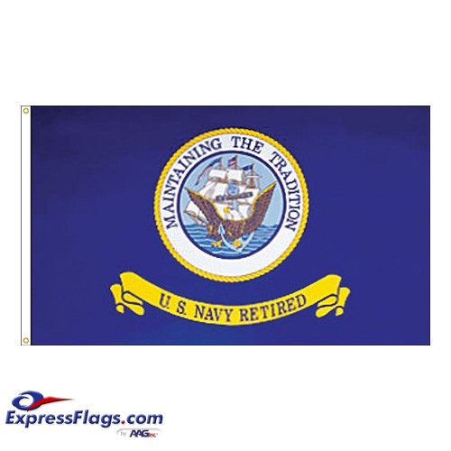 Navy Retired Flags - 3  x 5070193
