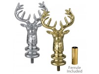 Metal Elks Head Ornaments for Indoor Display Flagpoles