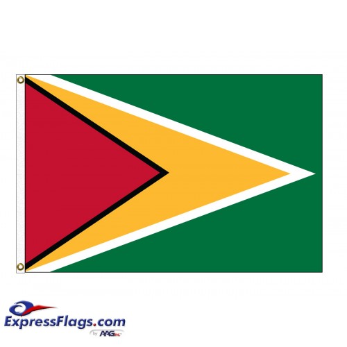 Guyana Nylon Flags (UN, OAS Member)GUY-NYL