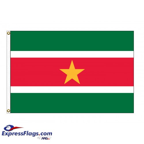 Suriname Nylon Flags (UN, OAS Member)SUR-NYL
