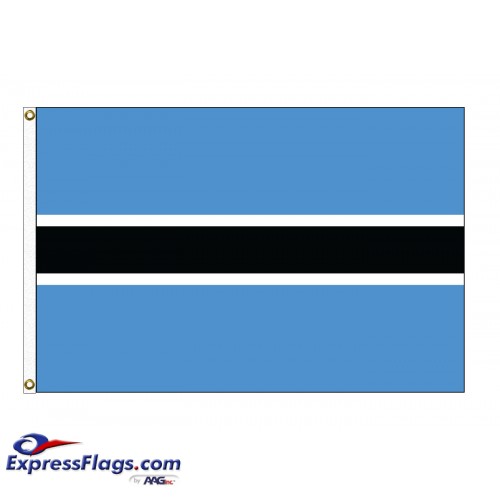 Botswana Nylon Flags - (UN Member)BWA-NYL