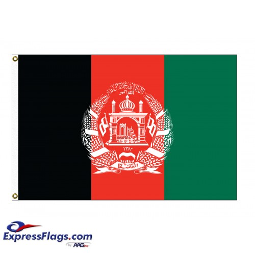 Afghanistan Nylon Flags - (UN Member)AFG-NYL
