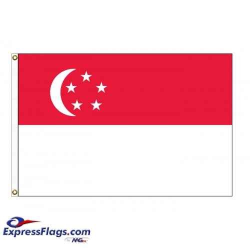 Singapore Nylon Flags (UN Member)SGP-NYL