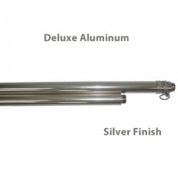 Deluxe Aluminum Indoor Poles - Silver Finish