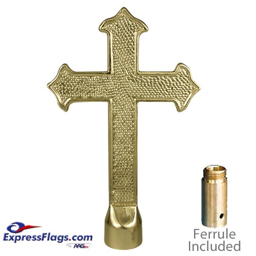 Metal Fancy Cross Ornament for Indoor Display Flagpoles050049