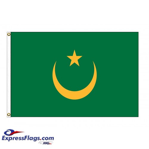 Mauritania Nylon Flags (UN Member)MRT-NYL
