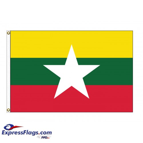 Myanmar Nylon Flags (UN Member)MMR-NYL
