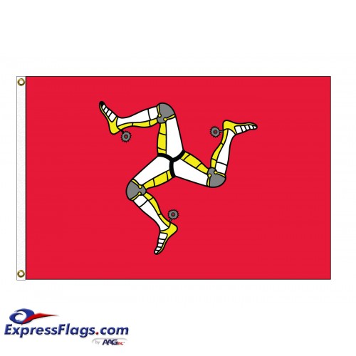 Man, Isle Of Nylon Flags - 3  x 5032638