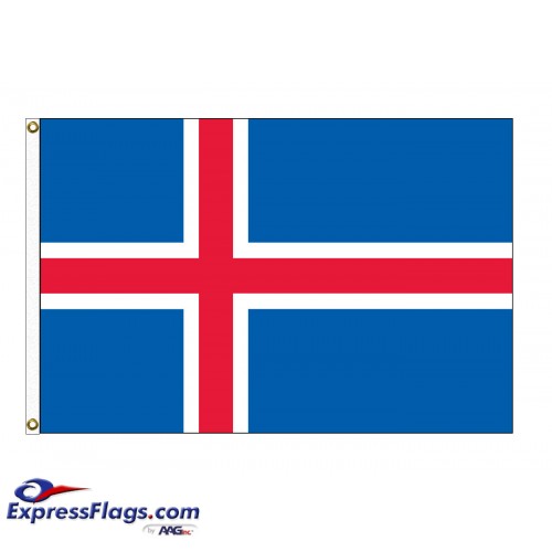 Iceland Nylon Flags (UN Member)ISL-NYL
