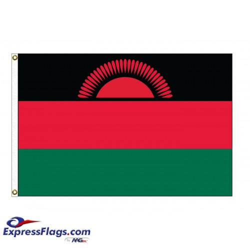 Malawi Nylon Flags (UN Member)MWI-NYL