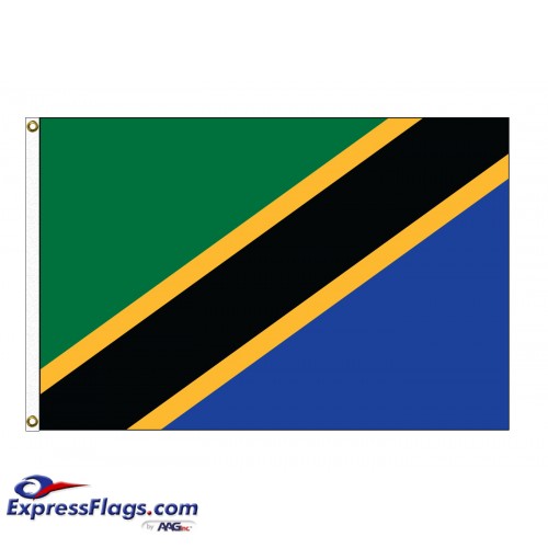 Tanzania Nylon Flags (UN Member)TZA-NYL
