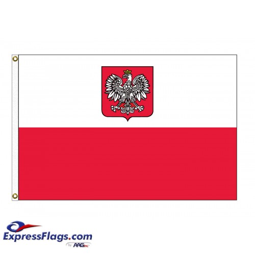 Poland Nylon Flags (Eagle)POL-NYL-2