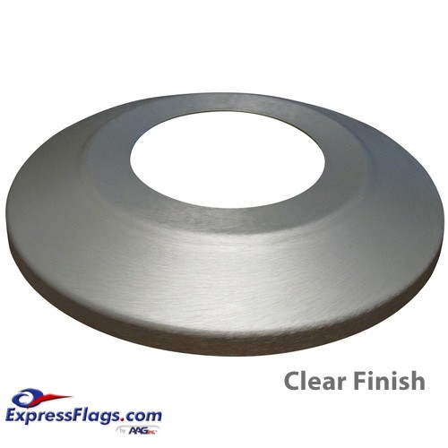 Standard Profile Aluminum Flagpole Flash Collars - Clear FinishSPAC-C