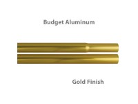 Budget Aluminum Indoor Poles - Gold Finish