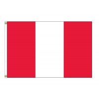 Peru Nylon Flags (No Seal)