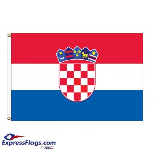 Croatia Nylon Flags  (UN Member)HRV-NYL