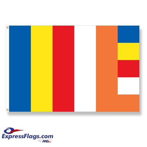 3  x 5  ENDURA-NYLON Buddhist Flags040157