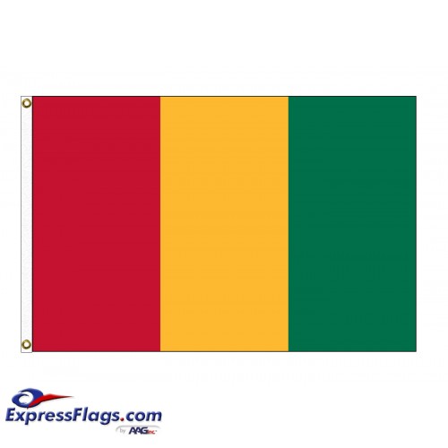 Guinea Nylon Flags (UN Member)GIN-NYL