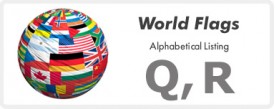 Country Flags, World Flags - Q, R (4)